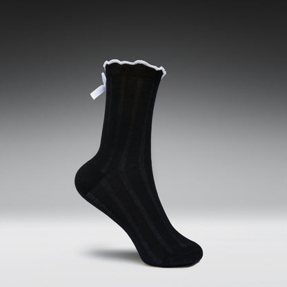 KOI Footwear - Sonnet Black Bow Socks