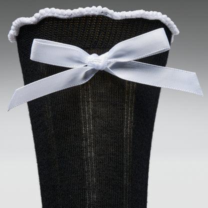 KOI Footwear - Sonnet Black Bow Socks