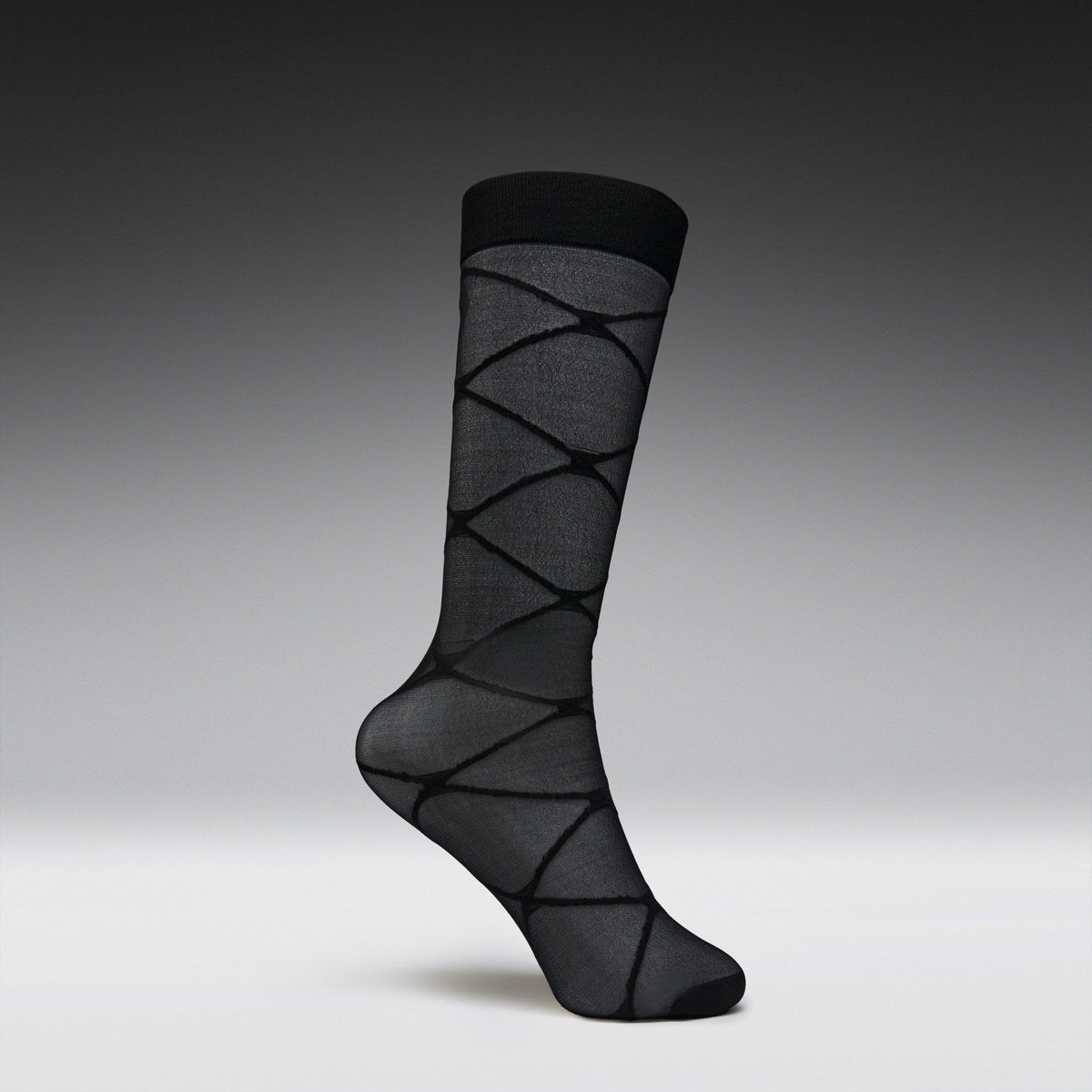 KOI Footwear - Ziva Black Sheer Long Socks
