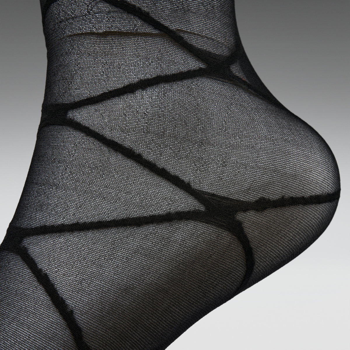 KOI Footwear - Ziva Black Sheer Long Socks