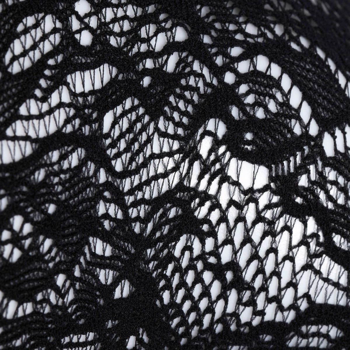 KOI Footwear - Heiress Black Lace Ruffle Socks