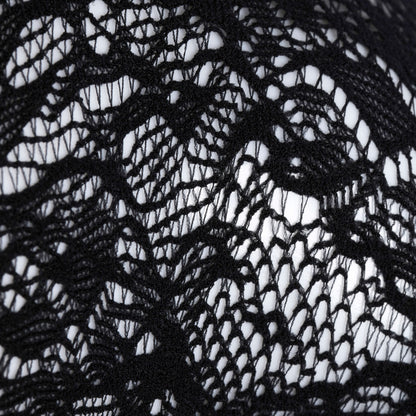 KOI Footwear - Heiress Black Lace Ruffle Socks