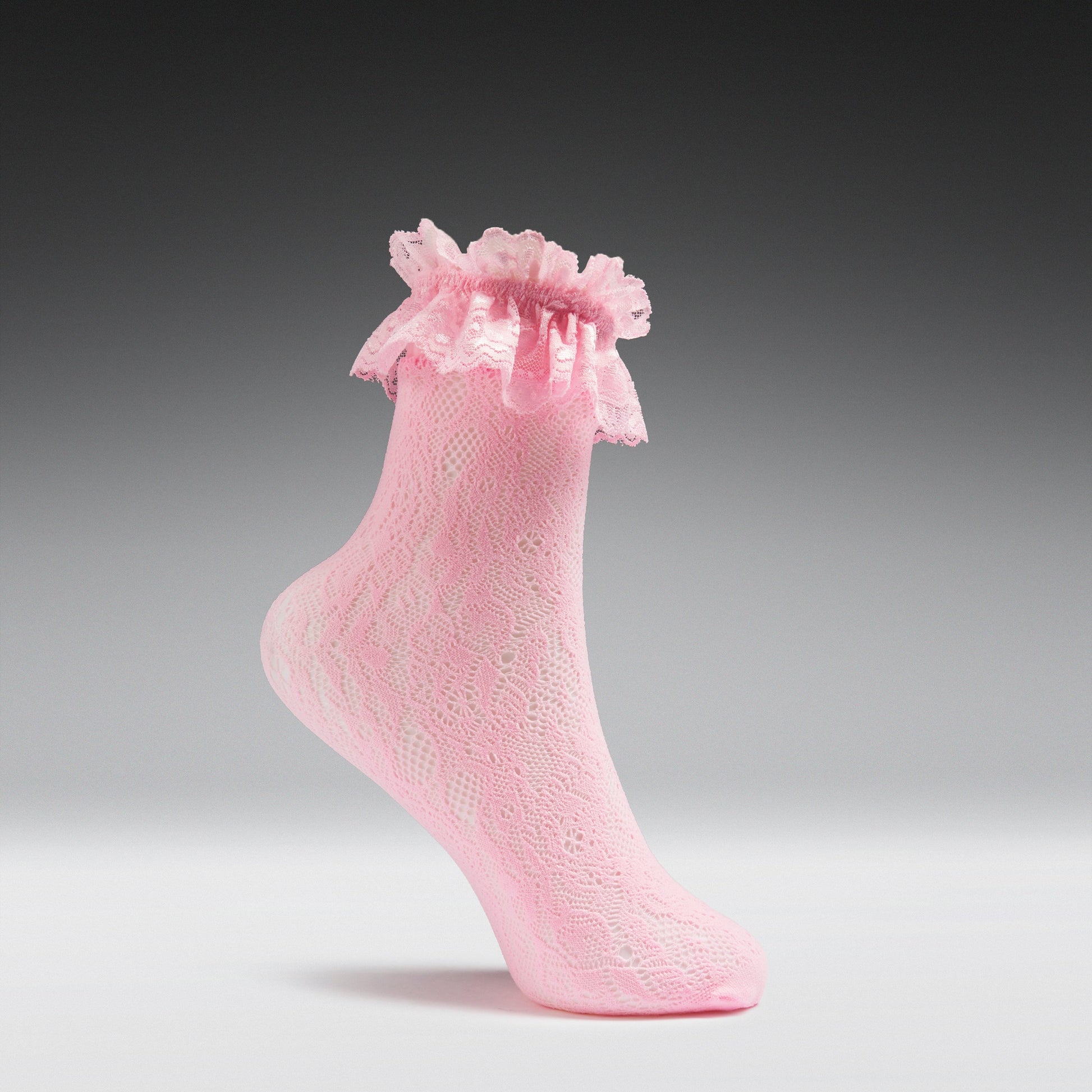 KOI Footwear - Fervor Pink Lace Socks