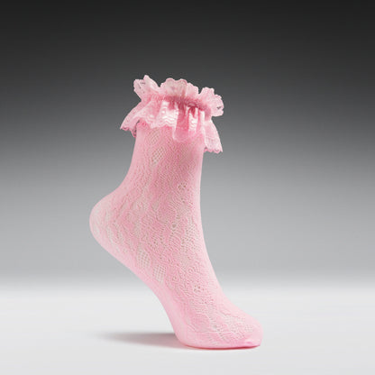 KOI Footwear - Fervor Pink Lace Socks
