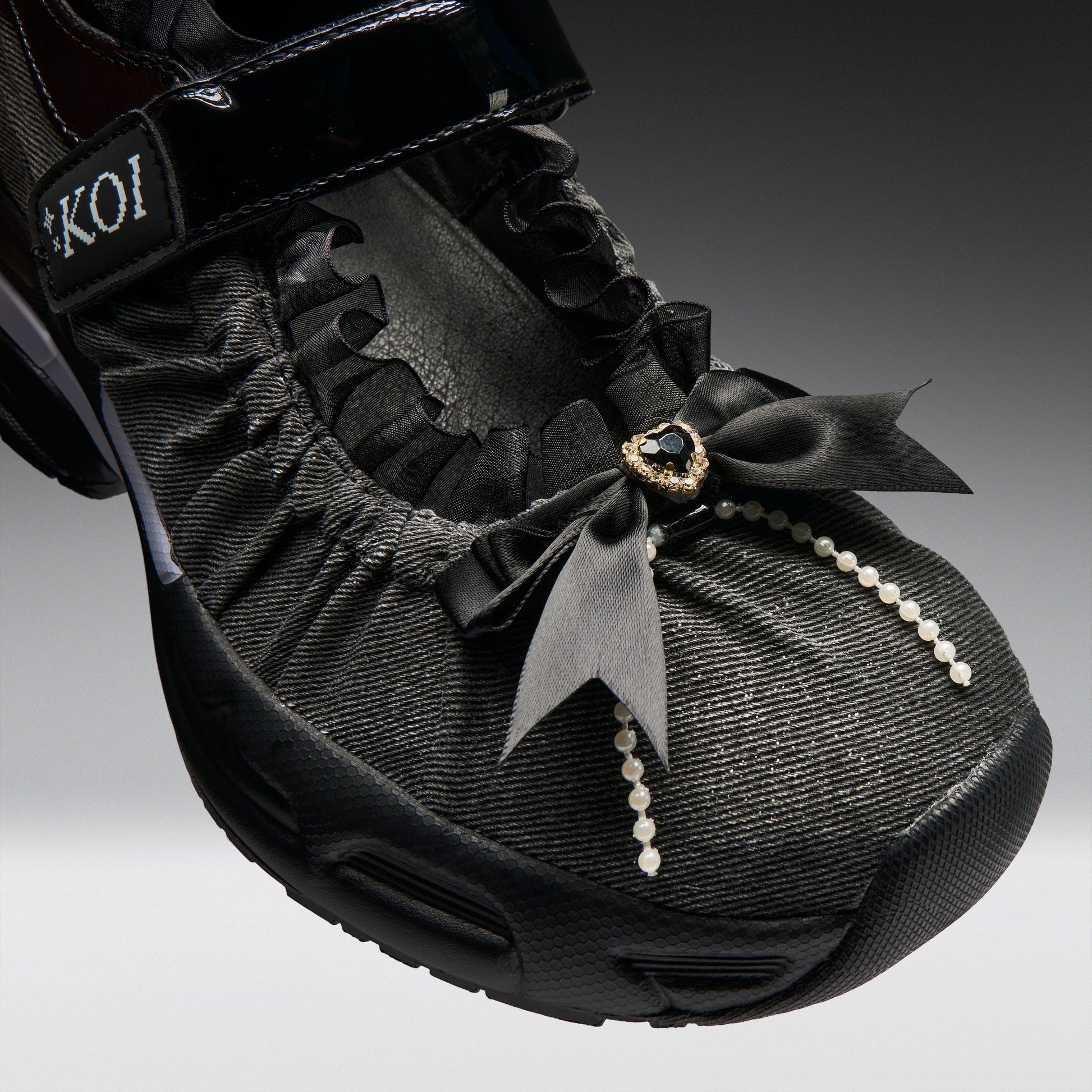KOI Footwear - Starlet Ruffle Ballet Mary Janes - Black