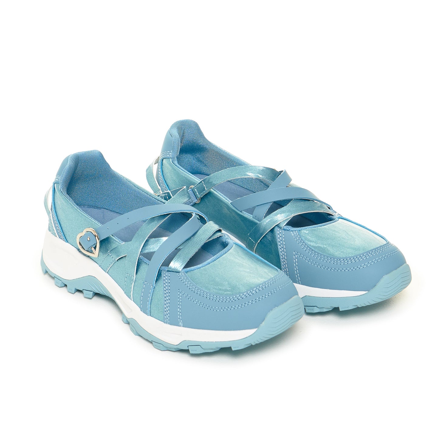 KOI Footwear - Kyubi Shimmering Ballet Mary Janes - Blue