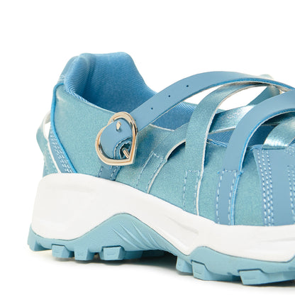 KOI Footwear - Kyubi Shimmering Ballet Mary Janes - Blue