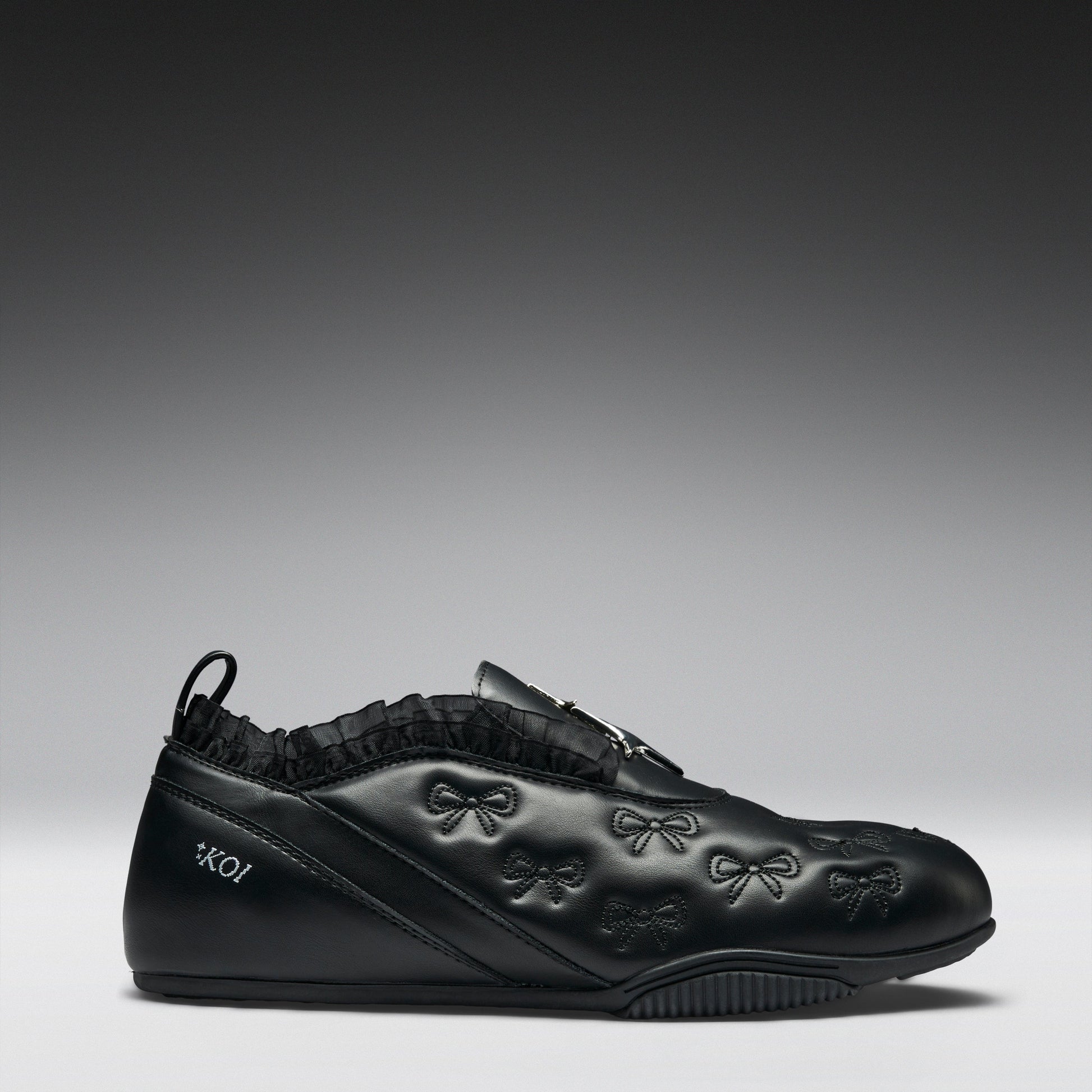 KOI Footwear - Heartbreaker Sporty Slip On Shoes - Black