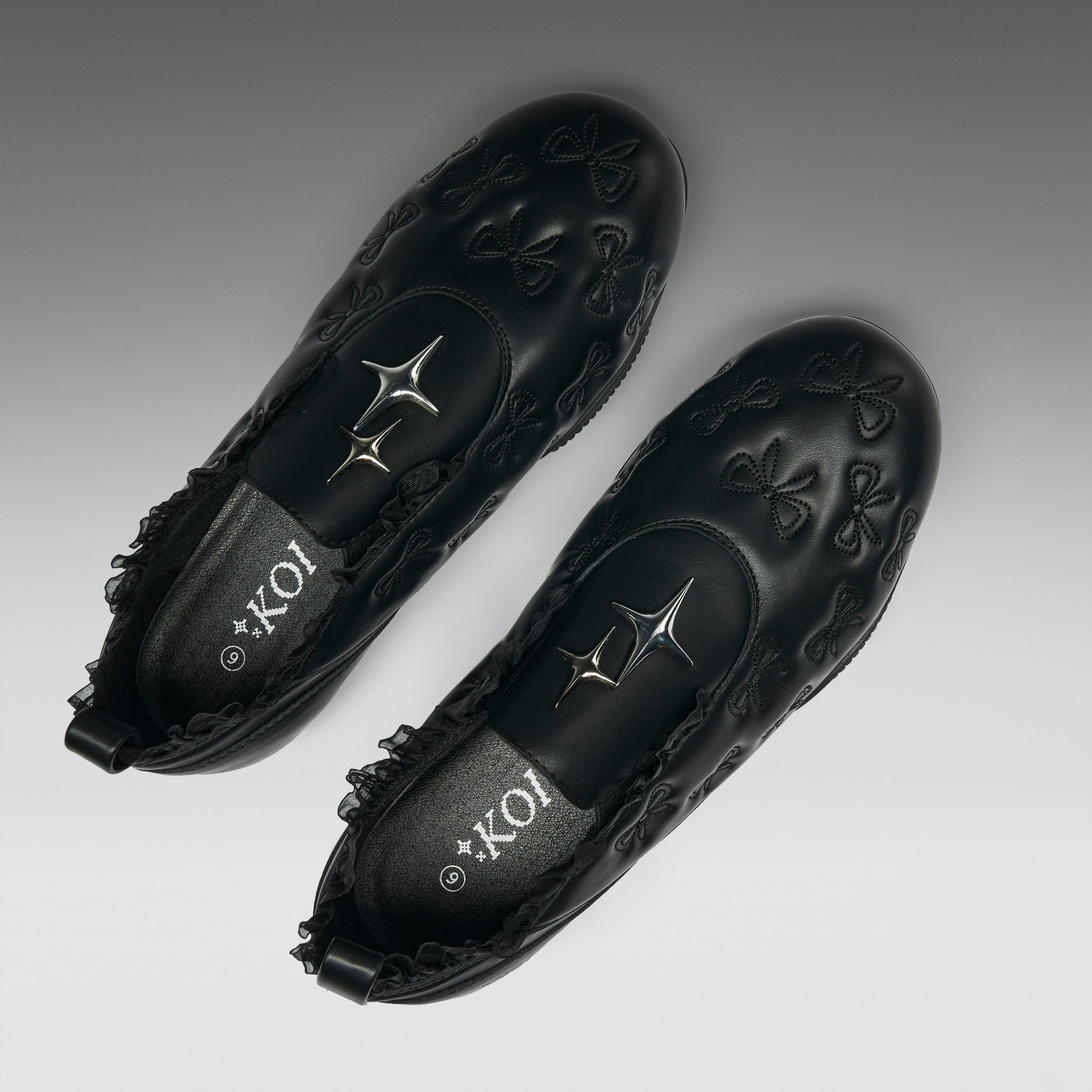 KOI Footwear - Heartbreaker Sporty Slip On Shoes - Black