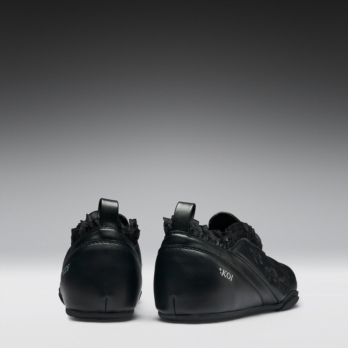KOI Footwear - Heartbreaker Sporty Slip On Shoes - Black
