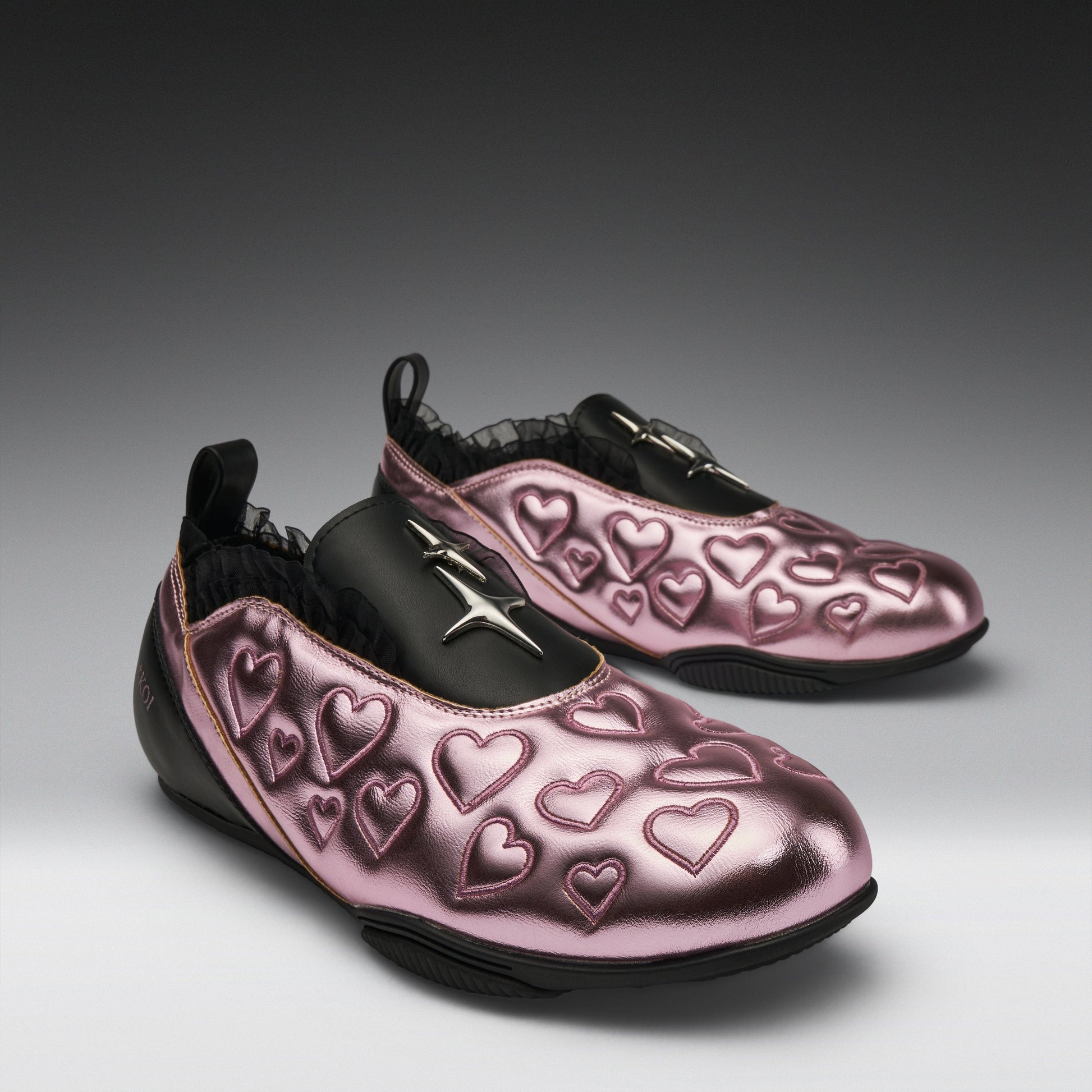 KOI Footwear - Heartbreaker Sporty Slip On Shoes - Pink