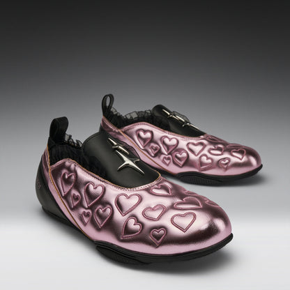 KOI Footwear - Heartbreaker Sporty Slip On Shoes - Pink