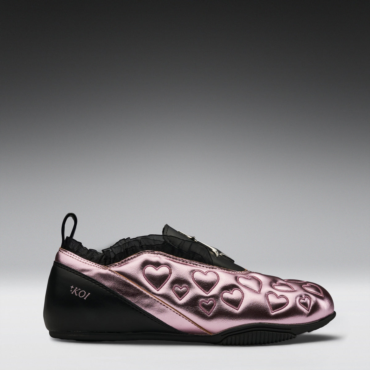 KOI Footwear - Heartbreaker Sporty Slip On Shoes - Pink