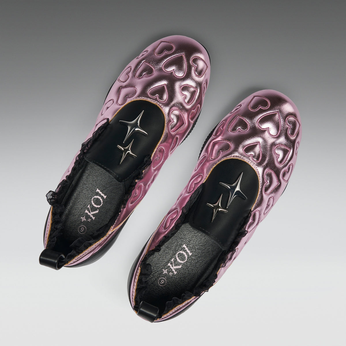 KOI Footwear - Heartbreaker Sporty Slip On Shoes - Pink