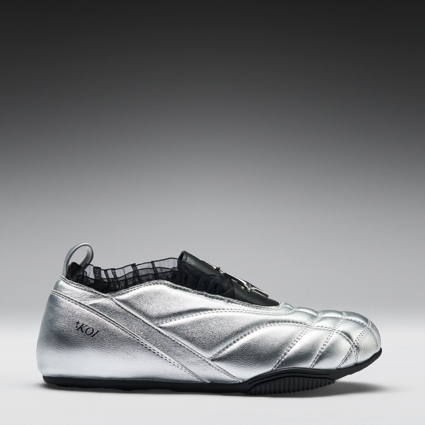 KOI Footwear - Heartbreaker Sporty Slip On Shoes - Silver