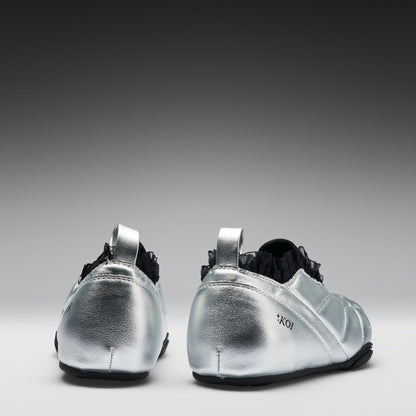 KOI Footwear - Heartbreaker Sporty Slip On Shoes - Silver
