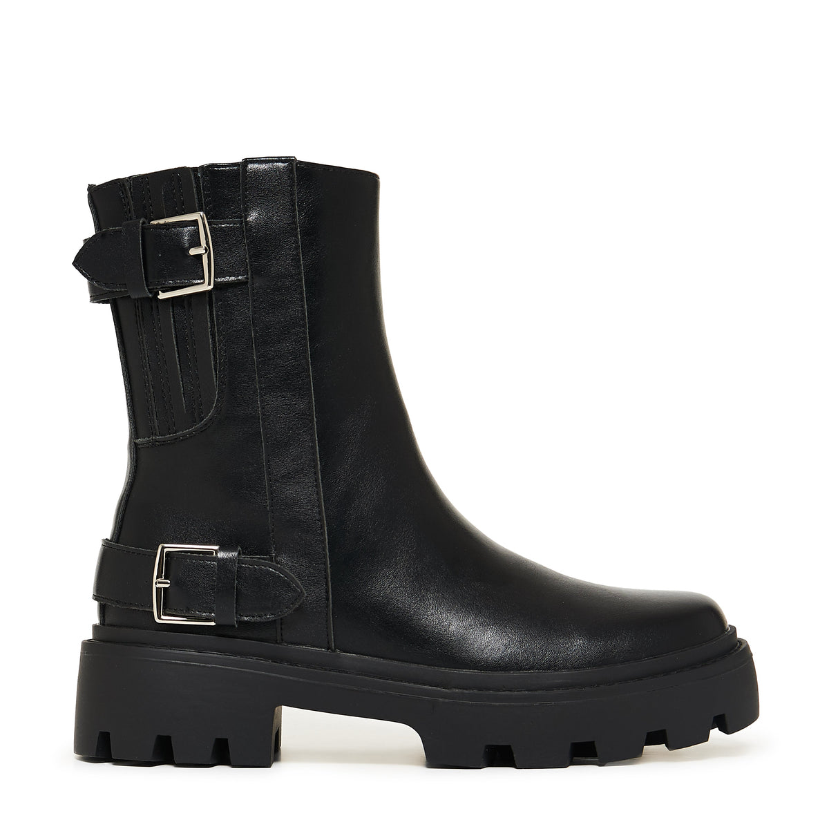 KOI Footwear - Riven Chunky Boots -Black