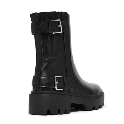 KOI Footwear - Riven Chunky Boots -Black