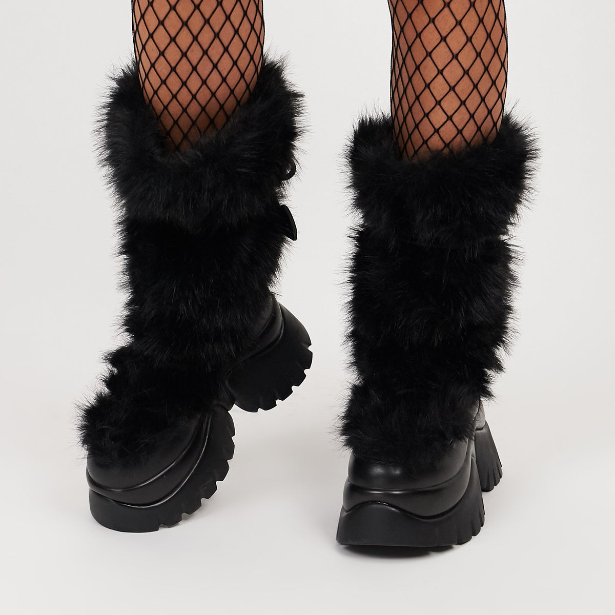 KOI Footwear - Midnight Sasquatch Fluffy Boots - Black