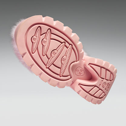 KOI Footwear - Kawaii Sasquatch Fluffy Boots - Pink