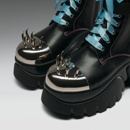 KOI Footwear - Jazmin Bean x KOI Frunkrocker Sidekick Monster Boots - Black