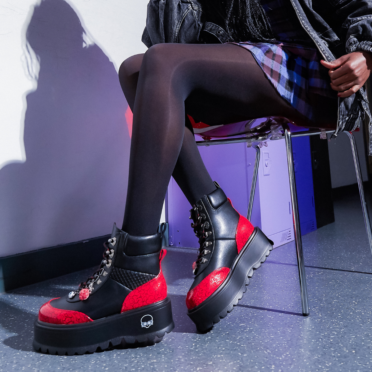 KOI Footwear - MONSTER HIGH Ghoulia Yelps Gore -geous Platform Boots