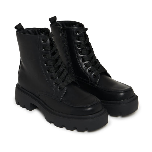 KOI Footwear - Malai Lace up Boots - Black