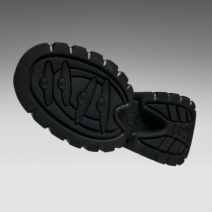 KOI Footwear - Enchained Belt Monster Boots - Black